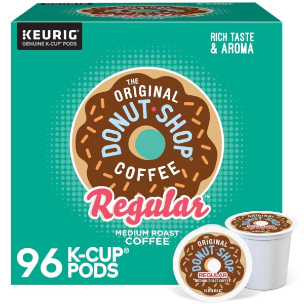 The Original Donut Shop Regular Keurig Single-Serve K-Cup Pods, Medium Roast Coffee, 96 Count (4 Packs of 24) - Image 2