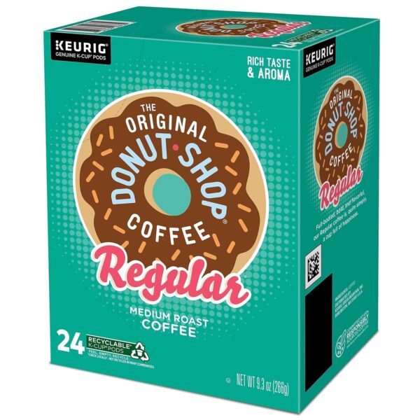 The Original Donut Shop Regular Keurig Single-Serve K-Cup Pods, Medium Roast Coffee, 96 Count (4 Packs of 24) - Image 4