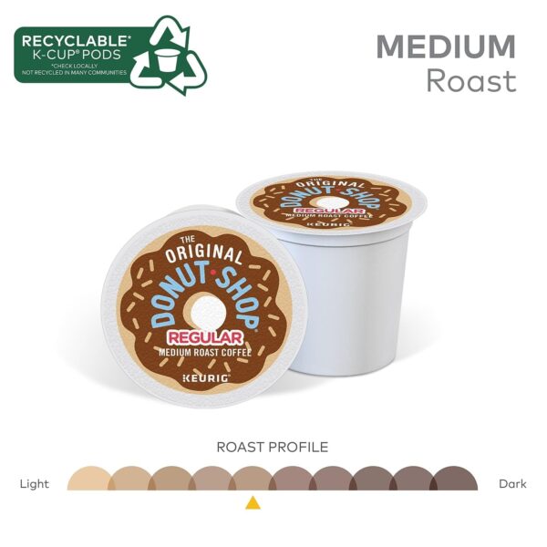 The Original Donut Shop Regular Keurig Single-Serve K-Cup Pods, Medium Roast Coffee, 96 Count (4 Packs of 24) - Image 6