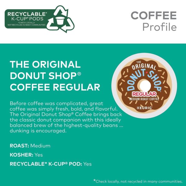 The Original Donut Shop Regular Keurig Single-Serve K-Cup Pods, Medium Roast Coffee, 96 Count (4 Packs of 24) - Image 7