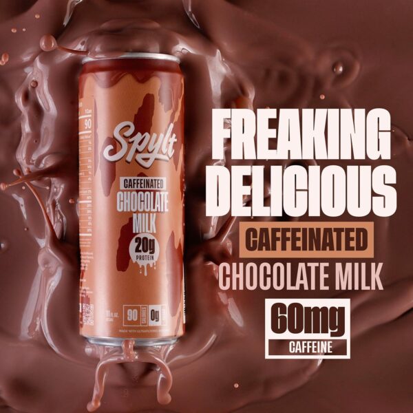 Caffeinated Chocolate Milk - 20g Protein, 60mg Caffeine, Sugar Free, Lactose Free Milk Protein Drink - 12 Count (11 Fl Oz) - Image 6
