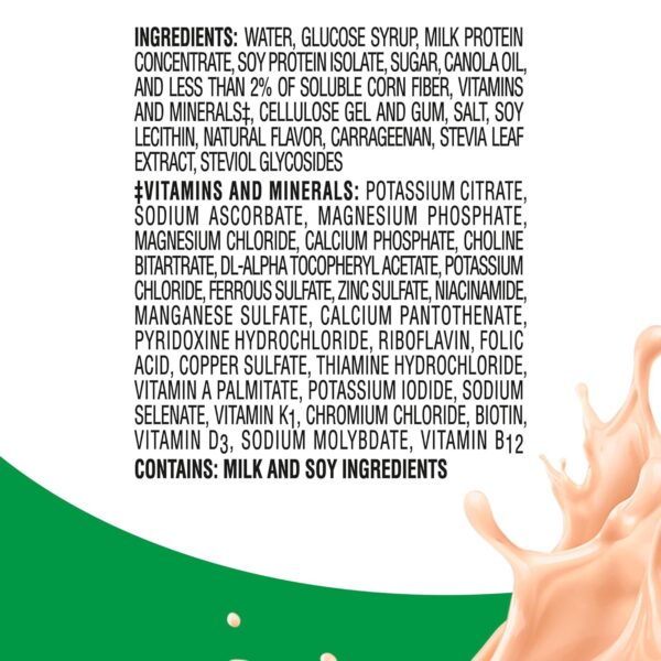 BOOST High Protein with Fiber Complete Nutritional Drink, Very Vanilla, 8 fl oz Bottle, 24 Pack - Image 5