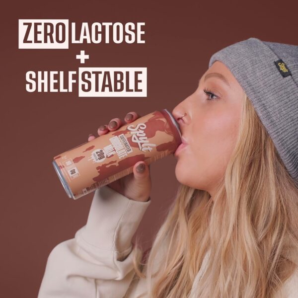Caffeinated Chocolate Milk - 20g Protein, 60mg Caffeine, Sugar Free, Lactose Free Milk Protein Drink - 12 Count (11 Fl Oz) - Image 3