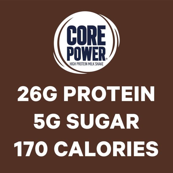 Core Power Fairlife 26g Protein Milk Shakes, Liquid Ready To Drink for Workout Recovery, Chocolate, 14 Fl Oz Bottle (Pack of 12) - Image 2