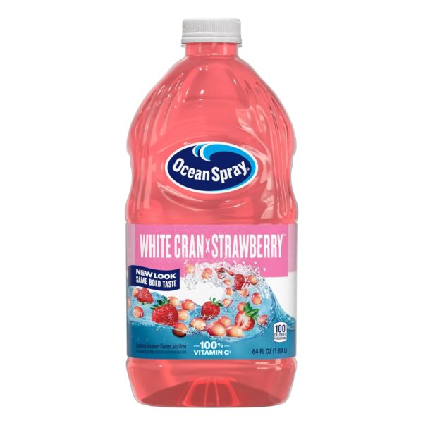 Ocean Spray® White Cran-Strawberry Juice Drink, 64 Fl Oz Bottle (Pack of 1) - Image 2