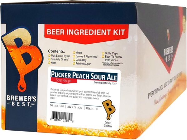 Brewers Best Pucker Peach Sour Ale Ingredient Package