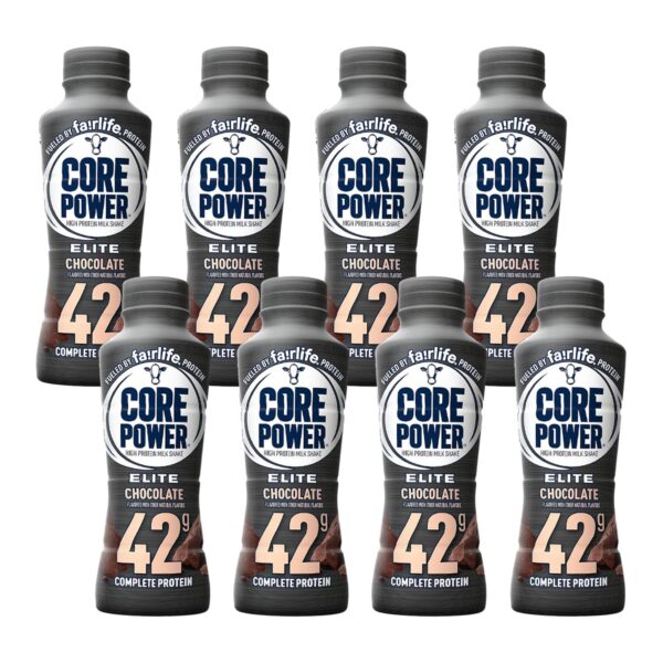 Fairlife Core Power Elite Chocolate (8 Pack) High Protein Milk Shakes 42g - 14 Fl Oz - Ready to Drink for Workout Recovery - by World Group Packing Solutions. - Image 7