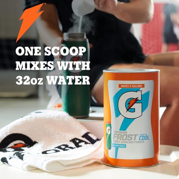 Gatorade Thirst Quencher Powder, Glacier Cherry, 76.5 oz Canister - Image 5