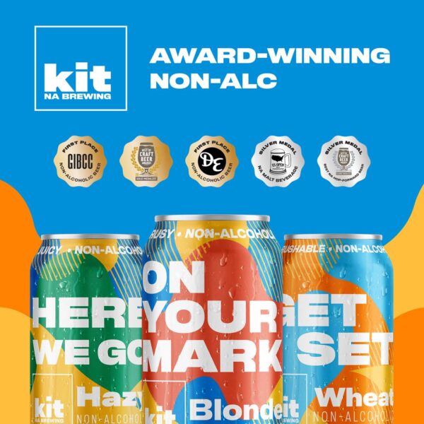 Kit NA Brewing | Non-Alcoholic | On Your Mark | 6-Pack of Blonde | 12 oz cans - Image 6