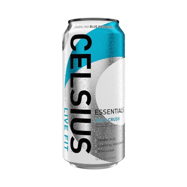 CELSIUS ESSENTIALS, Sparkling Blue Crush, Performance Energy Drink 16 Fl Oz (Pack of 12) - Image 6