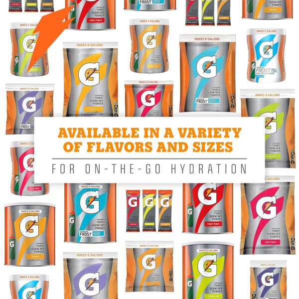 Gatorade Thirst Quencher Powder Sticks, 3 Flavor Variety Pack, (30 Pack) - Image 7