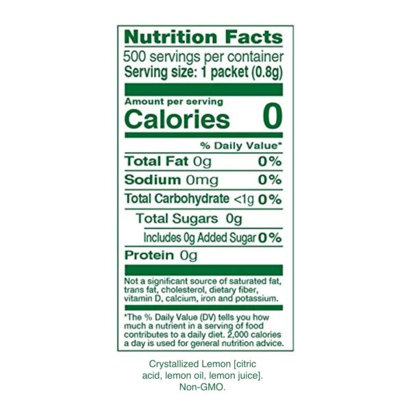 True Lemon Water Enhancer Packets - Sugar-Free, 0 Calorie Drink Mix with Real Lemon Flavor (Bulk Pack of 500) - Image 3
