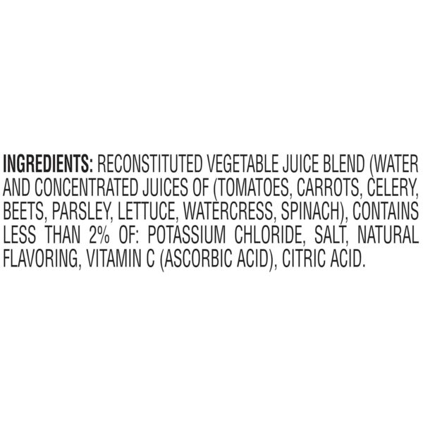 V8 Low Sodium Original 100% Vegetable Juice, 5.5 Fl Oz - 6 Count (Pack of 4) - Image 4