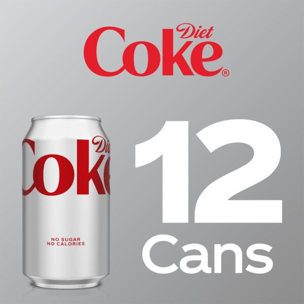 Diet Coke, 12 fl oz, 12 Pack (Package May Vary) - Image 4