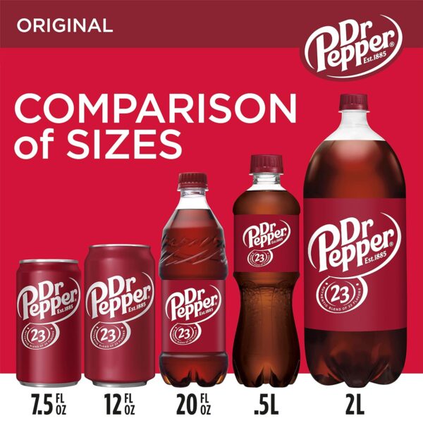 Dr Pepper Soda, 12 fl oz cans, 12 pack - Image 5