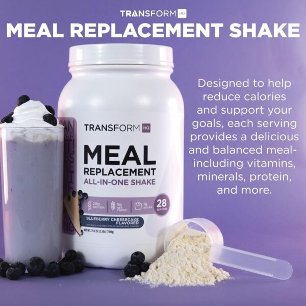 TransformHQ Meal Replacement Shake Powder 28 Servings (Chocolate Peanut Butter) - Gluten Free, Non-GMO - Image 3