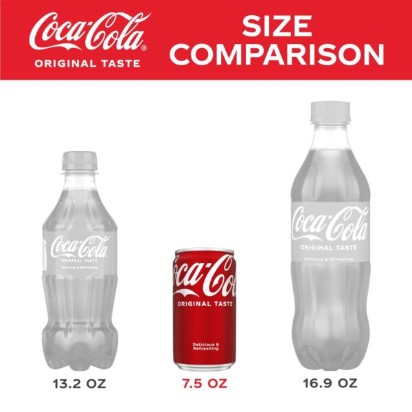Coke Mini-Can 7.5oz, 10 pack - Image 6
