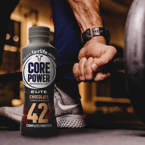 Fairlife Core Power Elite Chocolate (8 Pack) High Protein Milk Shakes 42g - 14 Fl Oz - Ready to Drink for Workout Recovery - by World Group Packing Solutions. - Image 3