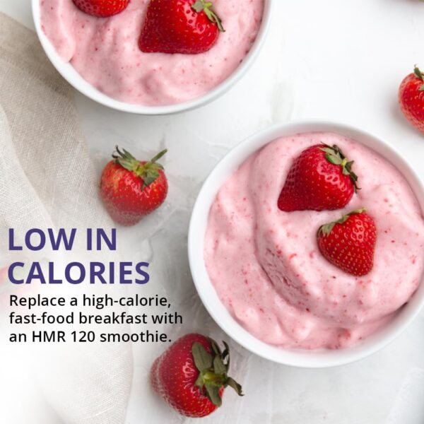 HMR 120 Shake Meal Replacement Powder | Strawberry Shake Mix to Support Healthy Weight Loss | 12g of Protein | Nutritional Drink | Low Calorie Food | 12 Servings - Image 2