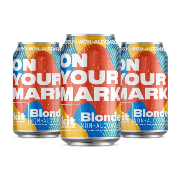 Kit NA Brewing | Non-Alcoholic | On Your Mark | 6-Pack of Blonde | 12 oz cans - Image 3
