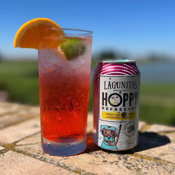 Lagunitas Hoppy Refresher (Berry Lemon) 12 Pack Non-Alcoholic Hop Water Drink | Refreshing Alcoholic Brew Substitute | 12oz Cans, 0.0% ABV - Image 3