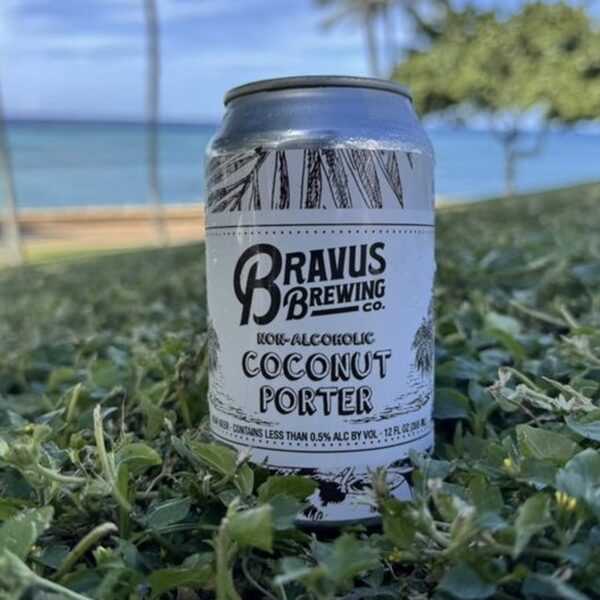Bravus Non-Alcoholic Brew Limited Edition Mixed Sampler 12 Pack - Raspberry Gose, Coconut Porter - 12oz Beer Cans - Image 3