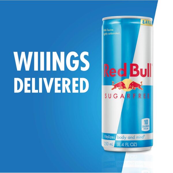 Red Bull Sugar Free, 8.4-Ounce Cans 2 pack of 12 (total count 24) - Image 3