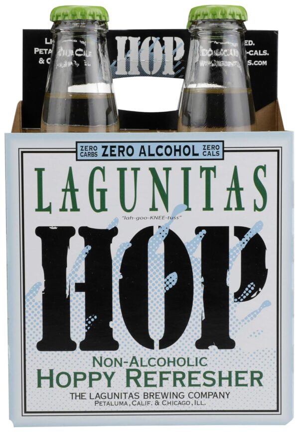 Lagunitas Brewing, Non Alcoholic Sparkling Water Hoppy, 4pk, 12 Fl Oz - Image 3