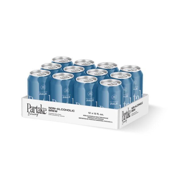 Partake Brewing Non-Alcoholic Beer - Pale Ale | 12-Pack of 12oz Cans. Low-Calorie, Low-Carb, No Sugar| Award-Winning, All-Natural Ingredients | Refreshing NA Beer designed to keep you at your best. - Image 4
