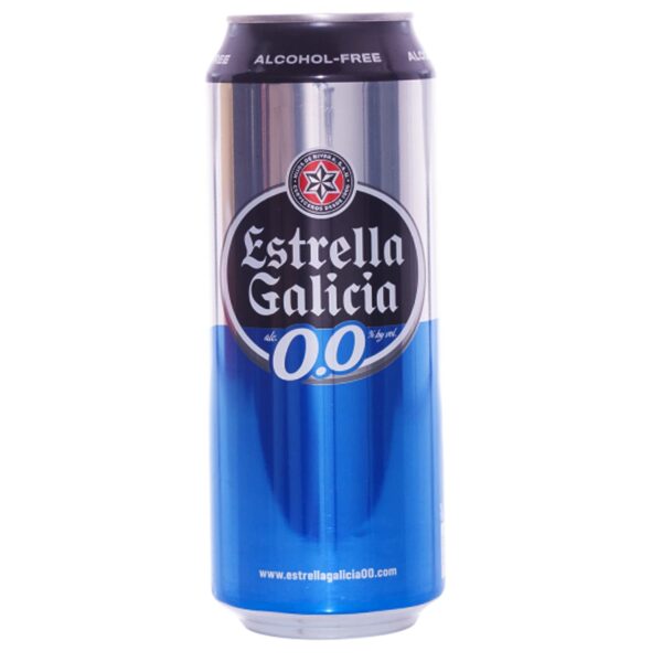 Estrella Galicia 0,0 Non-Alcoholic Beer 30 Pack, Made in Spain, 11.2oz/cans, includes Phone/Tablet Holder & Beer/Pairing Recipes - Image 4