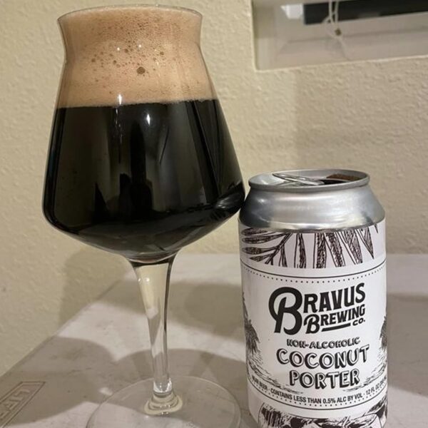Bravus Non-Alcoholic Brew Limited Edition Mixed Sampler 12 Pack - Raspberry Gose, Coconut Porter - 12oz Beer Cans - Image 5